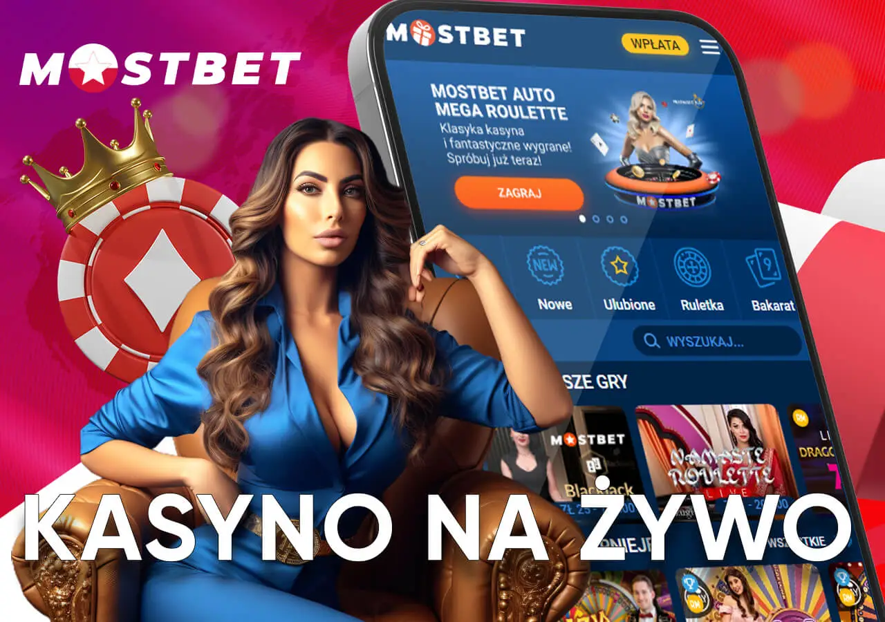 Duży wybór gier hazardowych w kasynie na żywo Mostbet